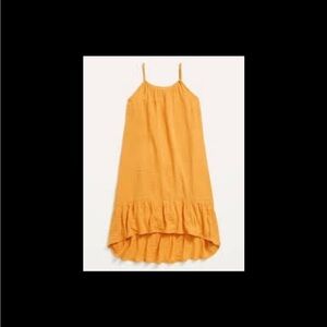 Old navy girls sleeveless high-lo textured tank top dress